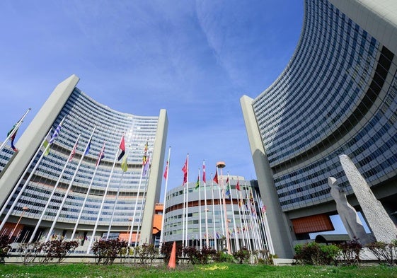 Edificio de la ONU en Viena, donde tiene su sede la OIEA.