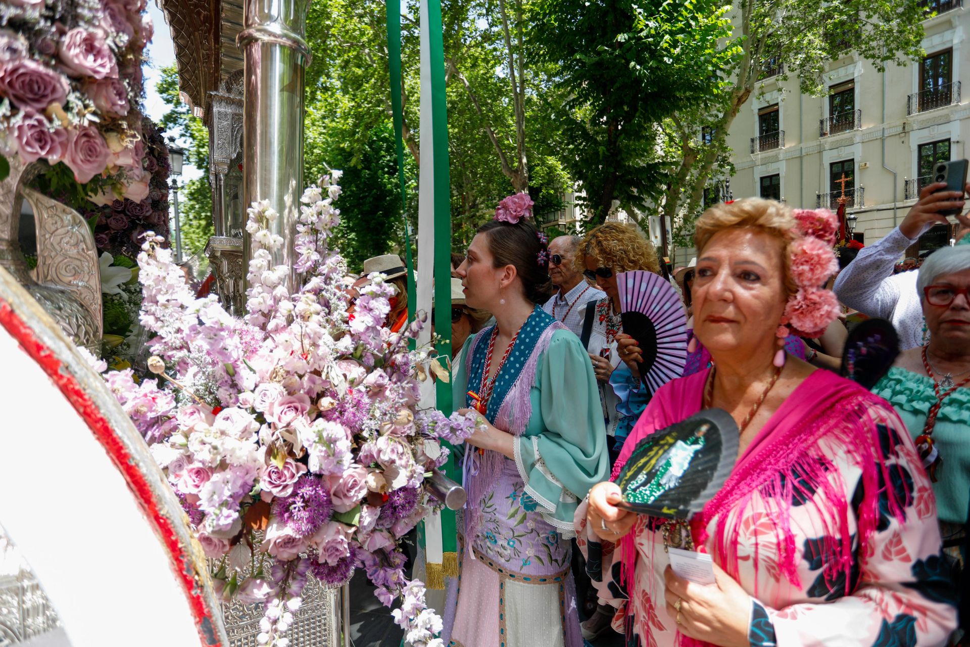 Granada pone en marcha 700 peregrinos y 55 carretas para El Rocío
