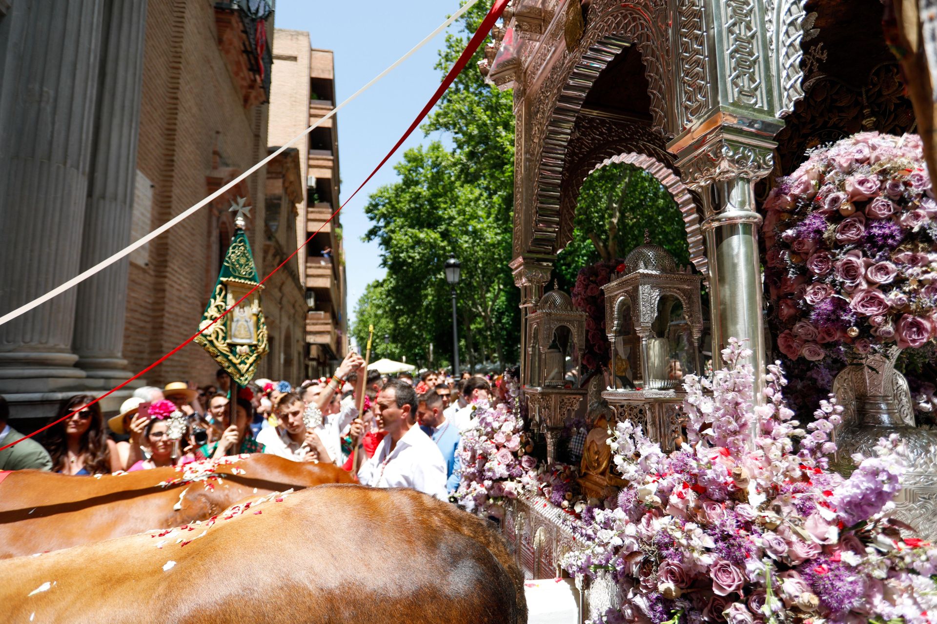Granada pone en marcha 700 peregrinos y 55 carretas para El Rocío