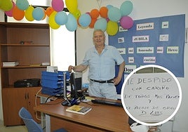 El doctor Luis Francisco López, en su despacho.