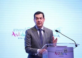 El presidente de la Junta de Andalucía, Juanma Moreno, en una imagen de archivo.