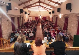 Café literario en Sorihuela del Guadalimar.