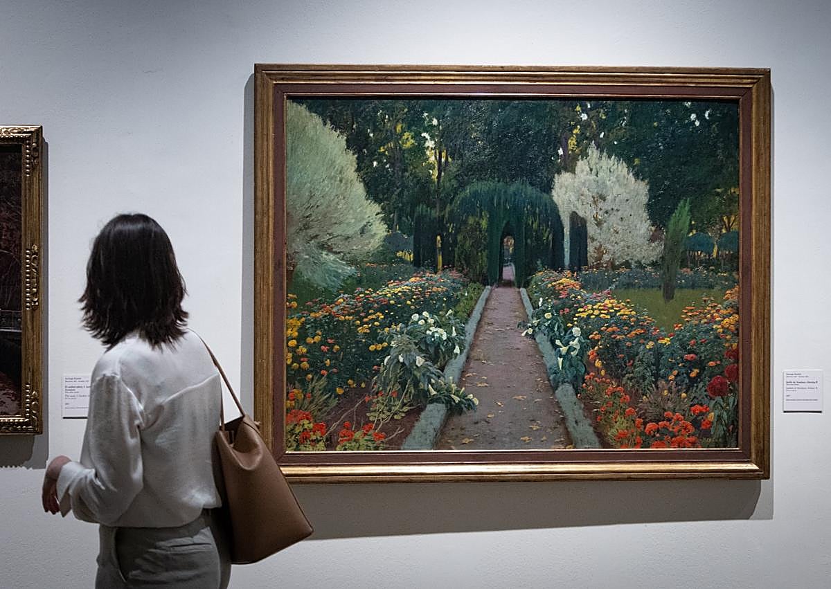 Imagen secundaria 1 - Rusiñol sueña la Alhambra en una exposición irrepetible