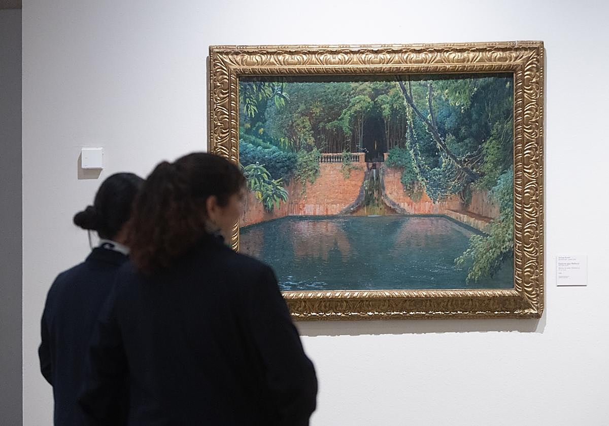 Imagen principal - Rusiñol sueña la Alhambra en una exposición irrepetible