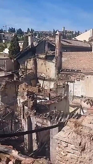 Vista parcial de la casa.