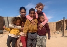Niños saharauis que pasarán el verano con familias de Granada.