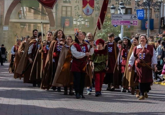 Colectivo de arqueros que participará en la recreación.
