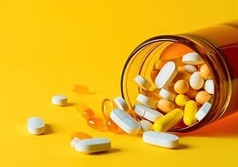 Pastillas de medicamentos.