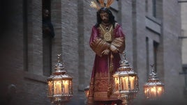 Nuestro Padre Jesús del Rescate el pasado Lunes Santo