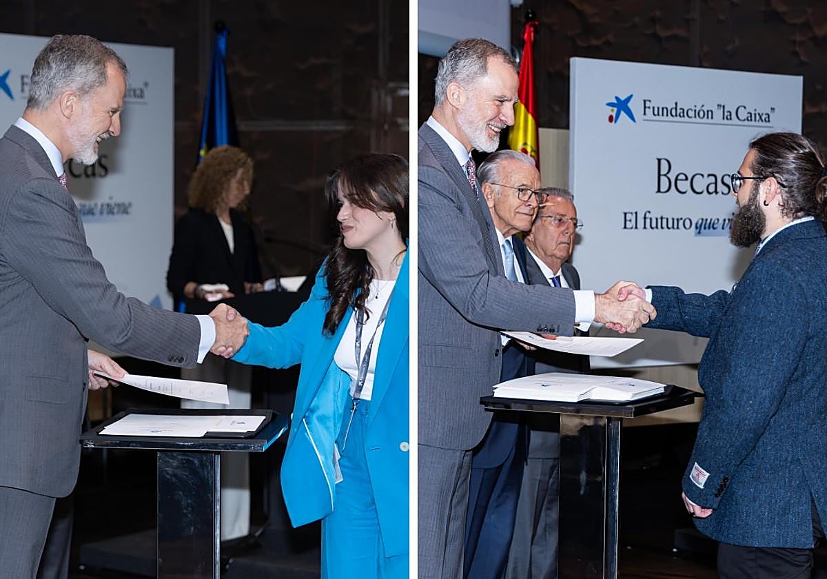 Su Majestad el Rey de España ha presidido la 43.ª edición de la ceremonia de entrega de las becas de posgrado en el extranjero de la Fundación »la Caixa».