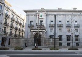 Edificio emblemático del Banco de España.