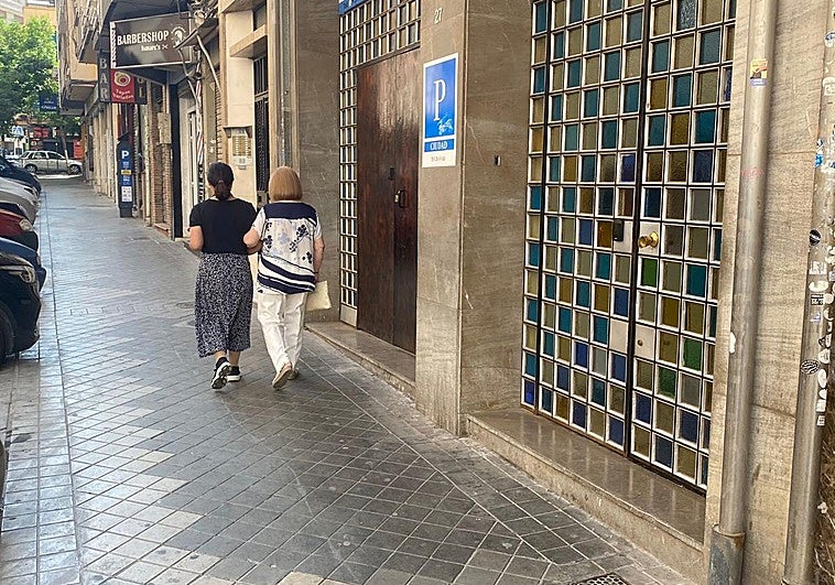 Hostal en el que se hospedaba el atracador.