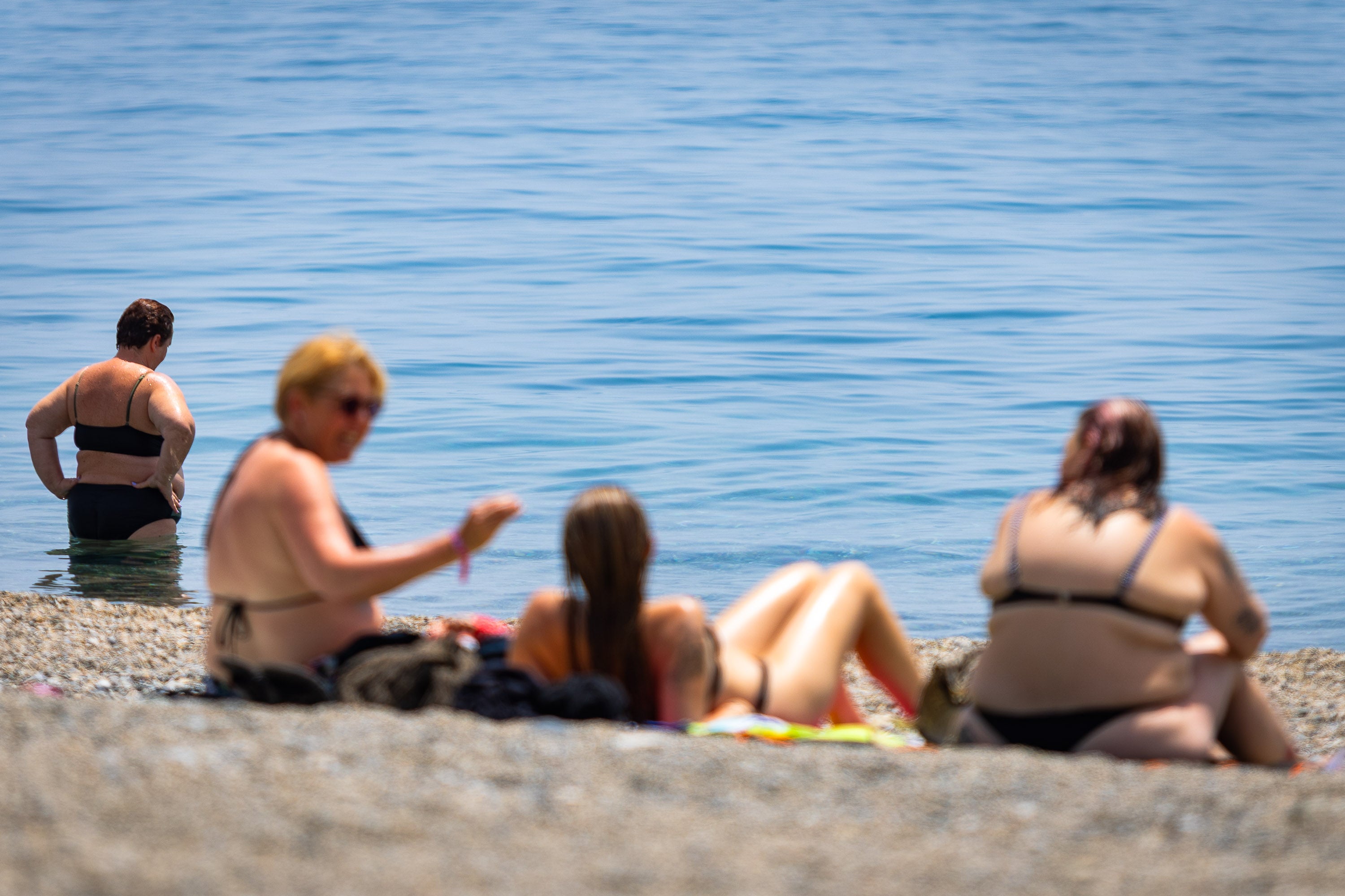 Ambientazo en las playas de Granada