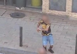 Imagen del presunto asesino que subió a su cuenta de 'X' el alcalde de Badalona, Xavier García Albiol.