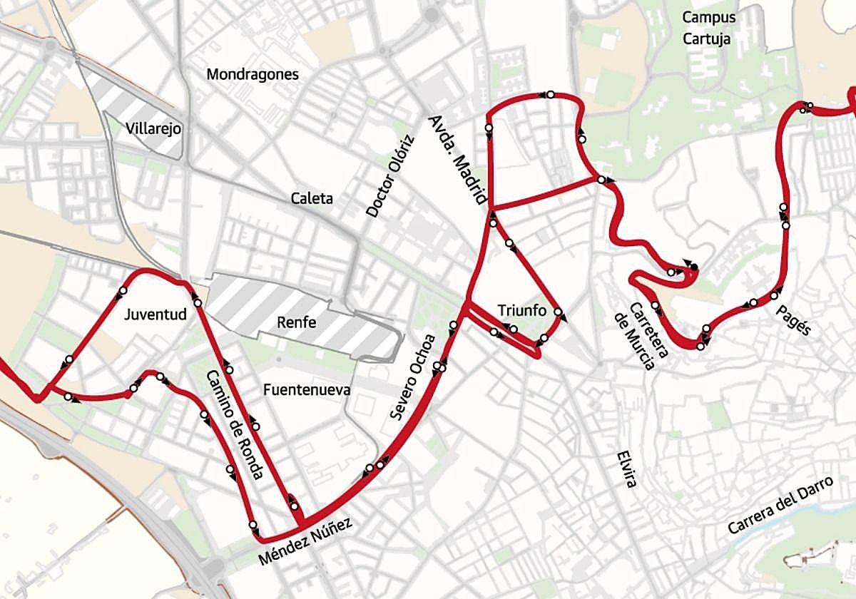 Fuente: Ayuntamiento de Granada | Área de Movilidad