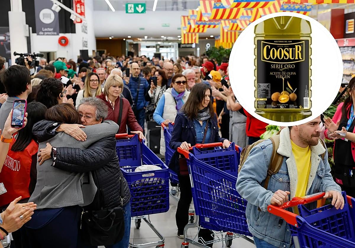 La última oferta de aceite de oliva virgen de Carrefour es una garrafa tirada de precio.