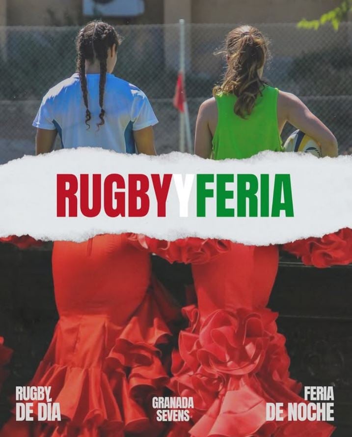 Uno de los carteles promocionales de 'Granada Sevens'.