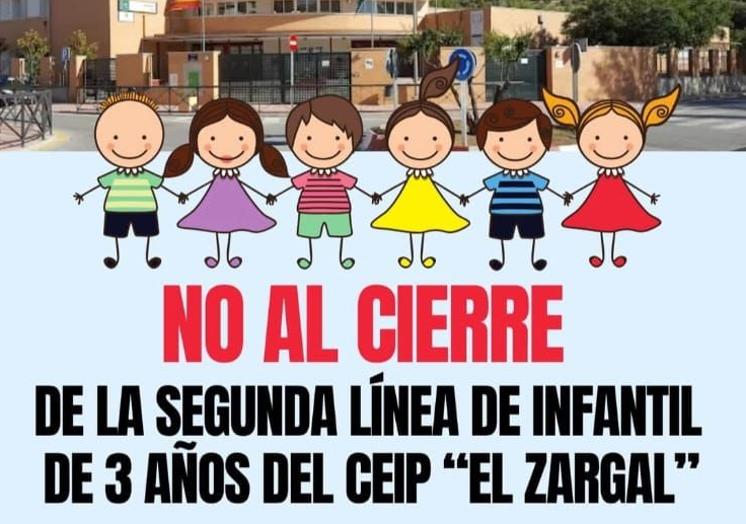 Cartel que han difundido las familias.