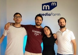 Equipo de la startup Mediaform.