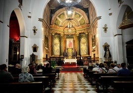 Interior de la iglesia de San José, en Granada.