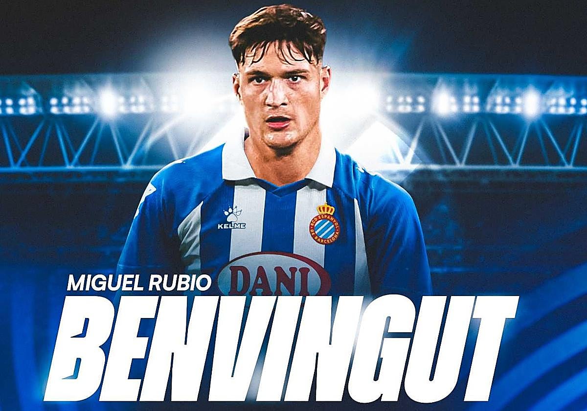 Bienvenida del Espanyol a Miguel Rubio.