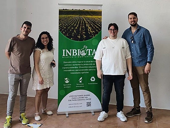 Equipo de la startup Inbiota.