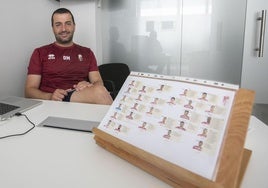 Diego Martínez, exentrenador del Granada, en una imagen de archivo de un reportaje elaborado tras su llegada al banquillo rojiblanco.