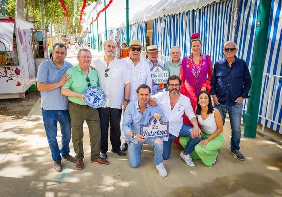 Los caseteros veteranos posan para IDEAL.