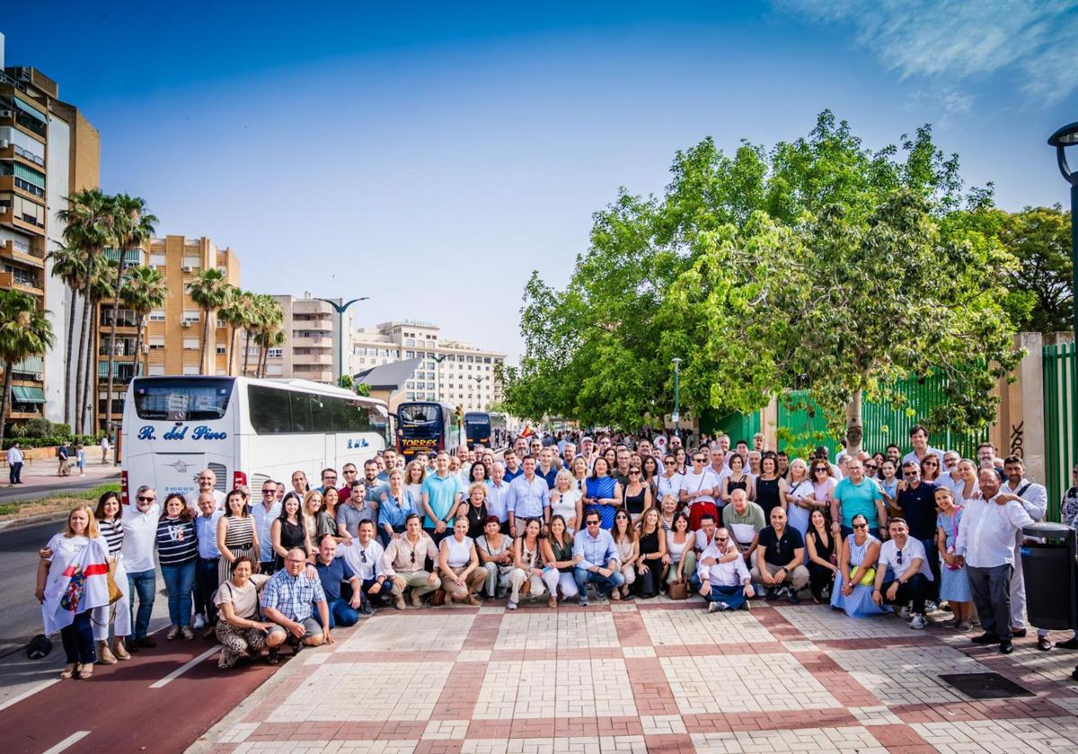 El PP de Almería, con Feijóo y Moreno en Málaga