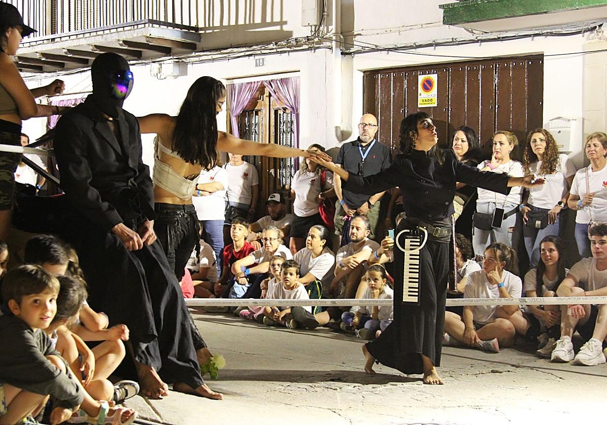 Elisa Musán en su actuación del año pasado, de EX Producciones.