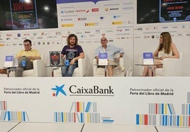 Presentación del libro en la Feria del Libro de Madrid.