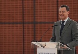 El presidente de la Junta de Andalucía, Juanma Moreno.