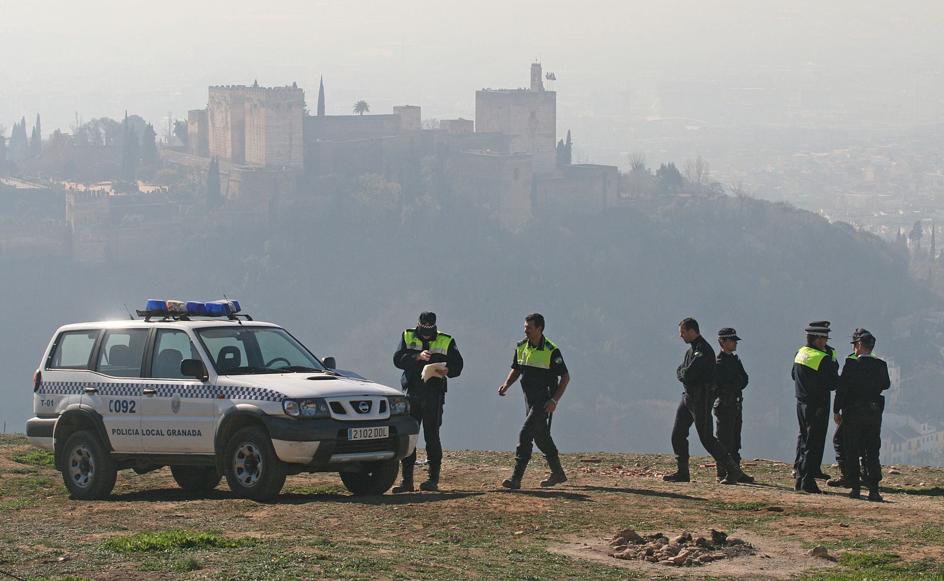 Imagen de archivo de un desaolojo policial.