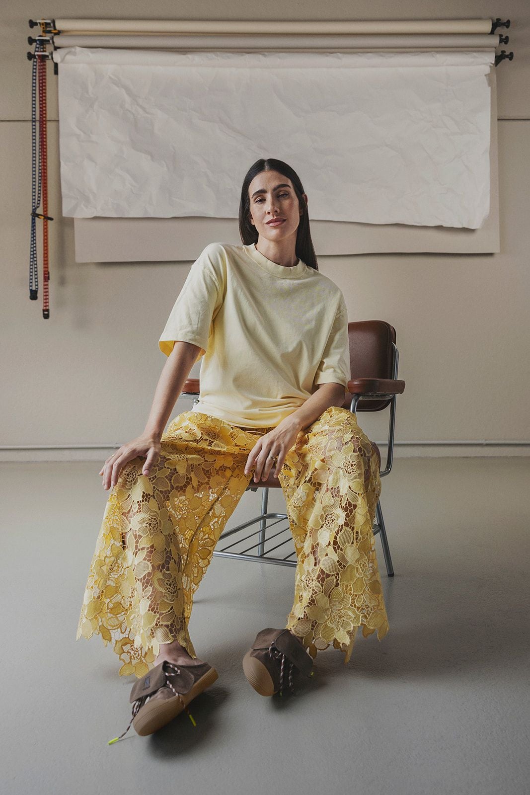 Imagen secundaria 2 - Beatriz Peñalver con sus modelos diseñados para Victoria.