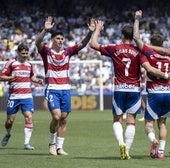 Sergio Ruiz y Boyé, junto a Rubén Sánchez y Tsitaishvili.