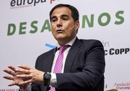 Nieto participa en un desayuno informativo titulado 'Fundaciones en Acción'.
