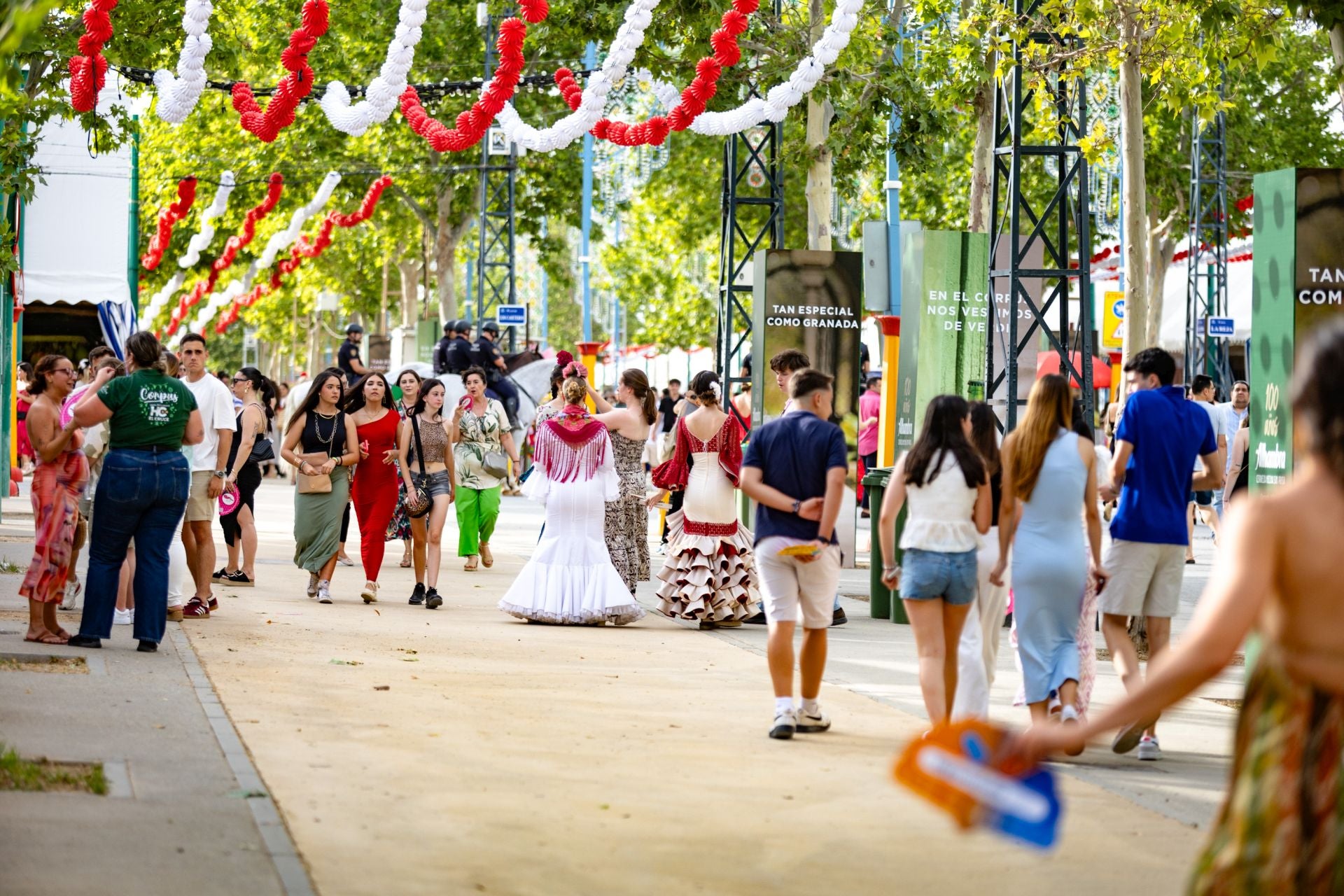 Las imágenes del ambiente en este miércoles de Corpus