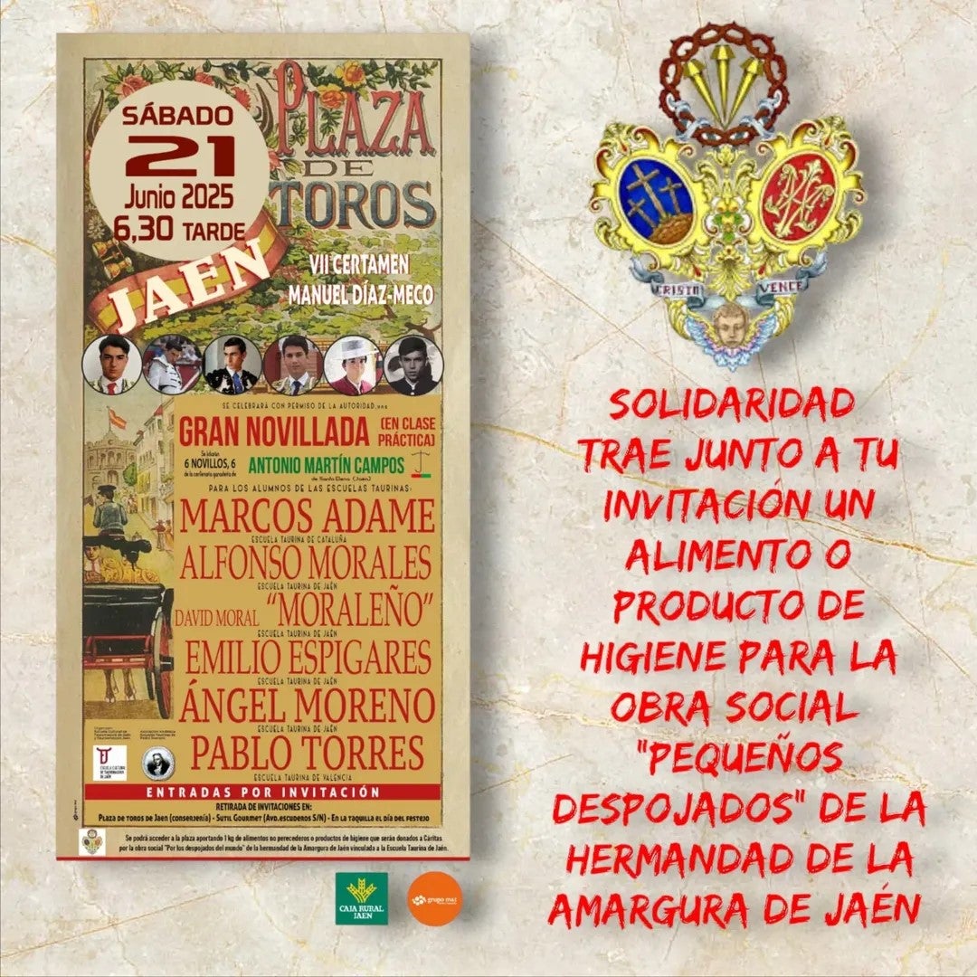 Este sábado novillada en Jaén en el VII Certamen...