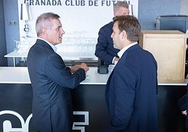 Los secretarios técnicos Miguel Melgar y Javier Alonso, juntos.