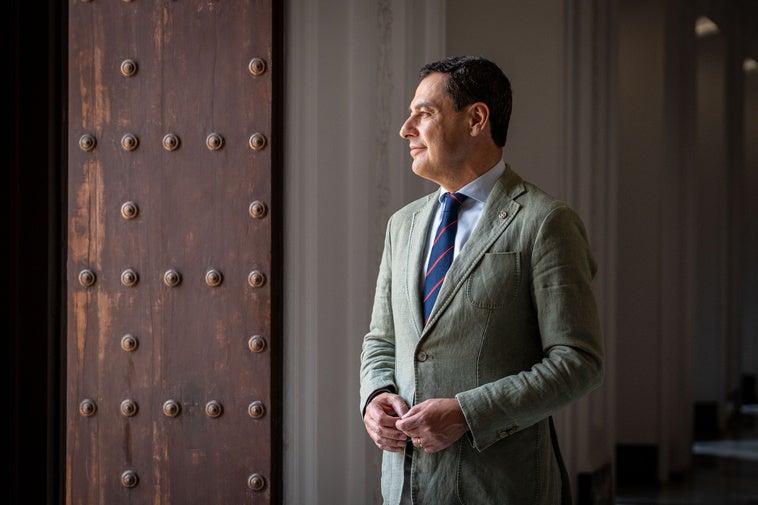 Juanma Moreno, presidente de la Junta de Andalucía.