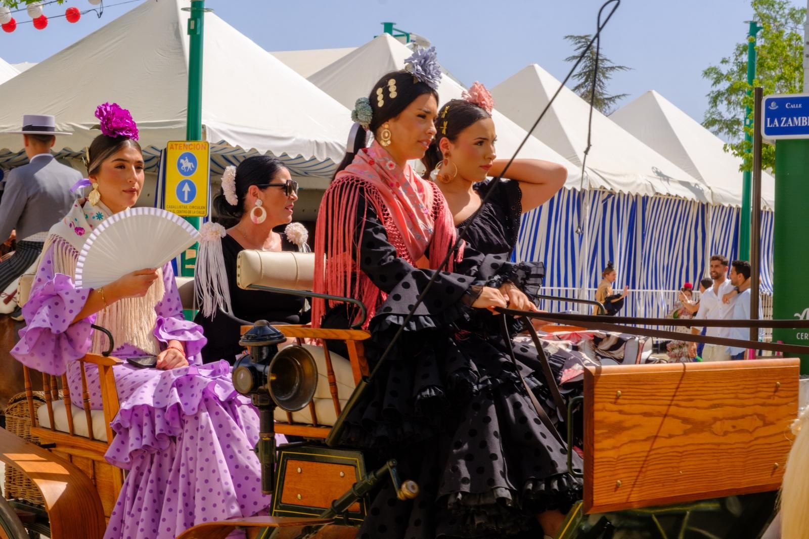 La exhibición de enganches en el ferial de Granada, en imágenes