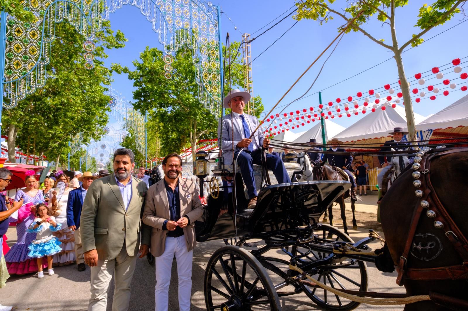 La exhibición de enganches en el ferial de Granada, en imágenes