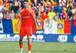 El lateral derecho Pau Casadesús, con el Andorra.