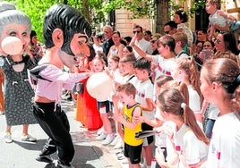 Fotografía tomada el miércoles pasado durante el desfile de la Tarasca de Granada.