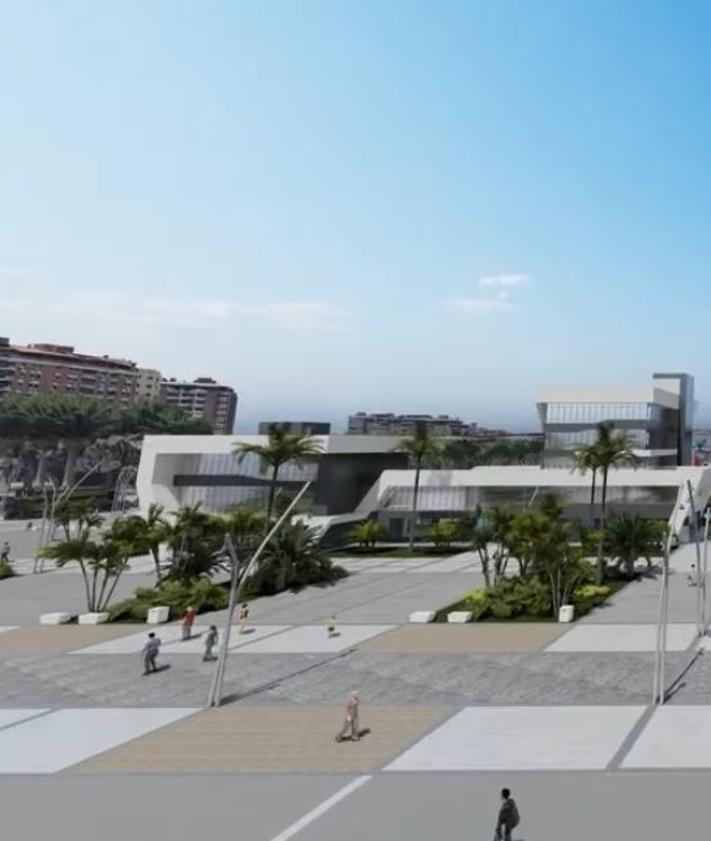 Imagen secundaria 2 - Así quedará Almería unida al puerto: conciertos, deporte, chiringuitos, miradores y zonas de paseo