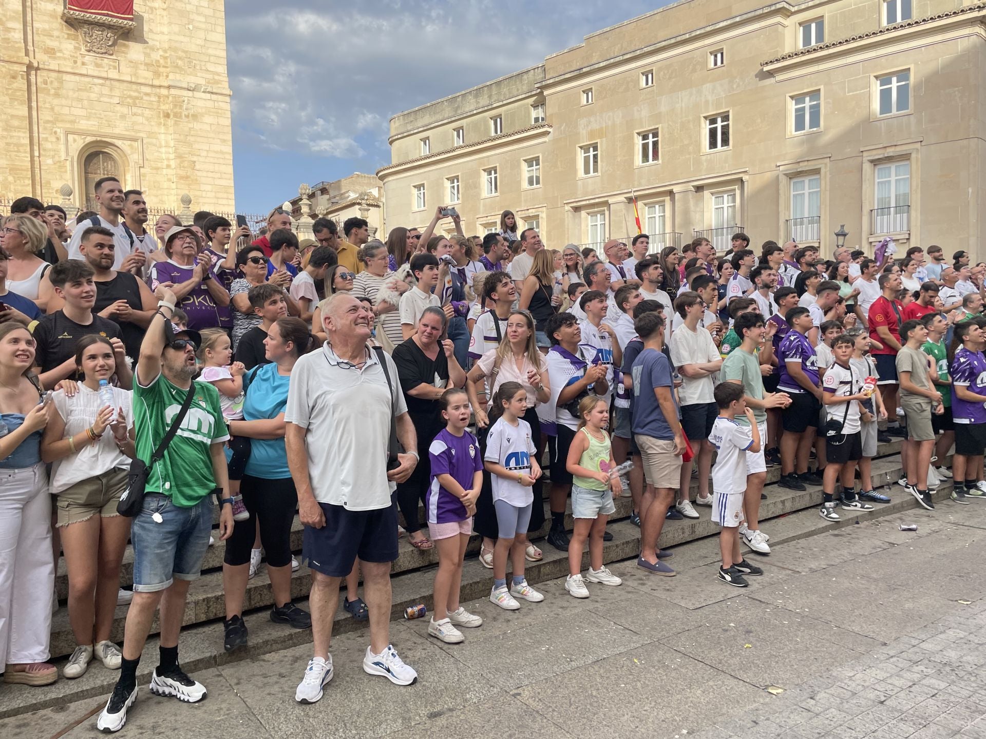 La fiesta del ascenso del Real Jaén, en imágenes