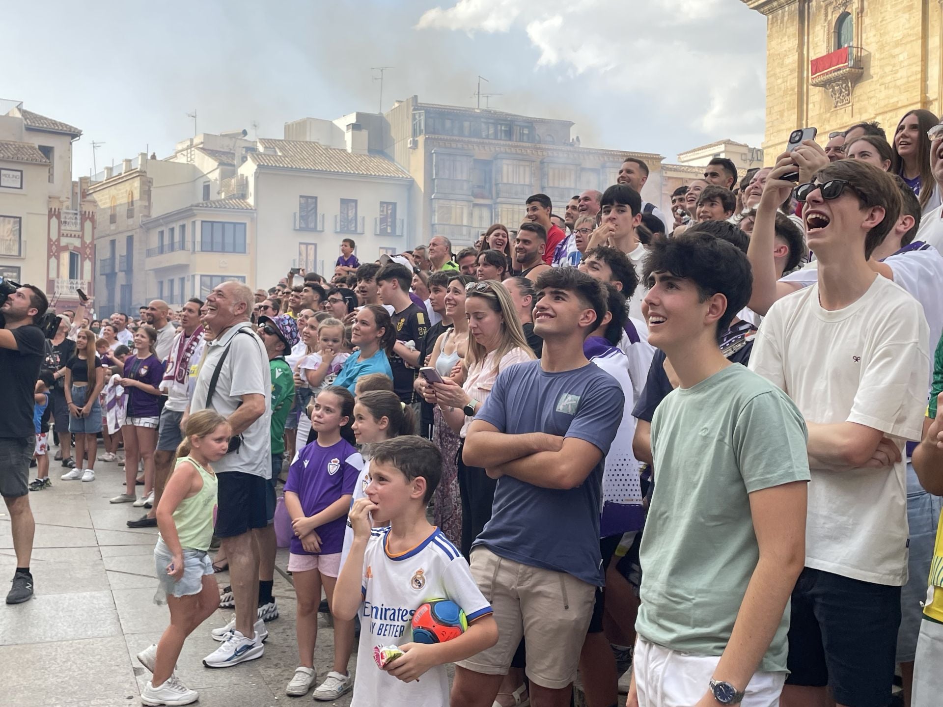 La fiesta del ascenso del Real Jaén, en imágenes