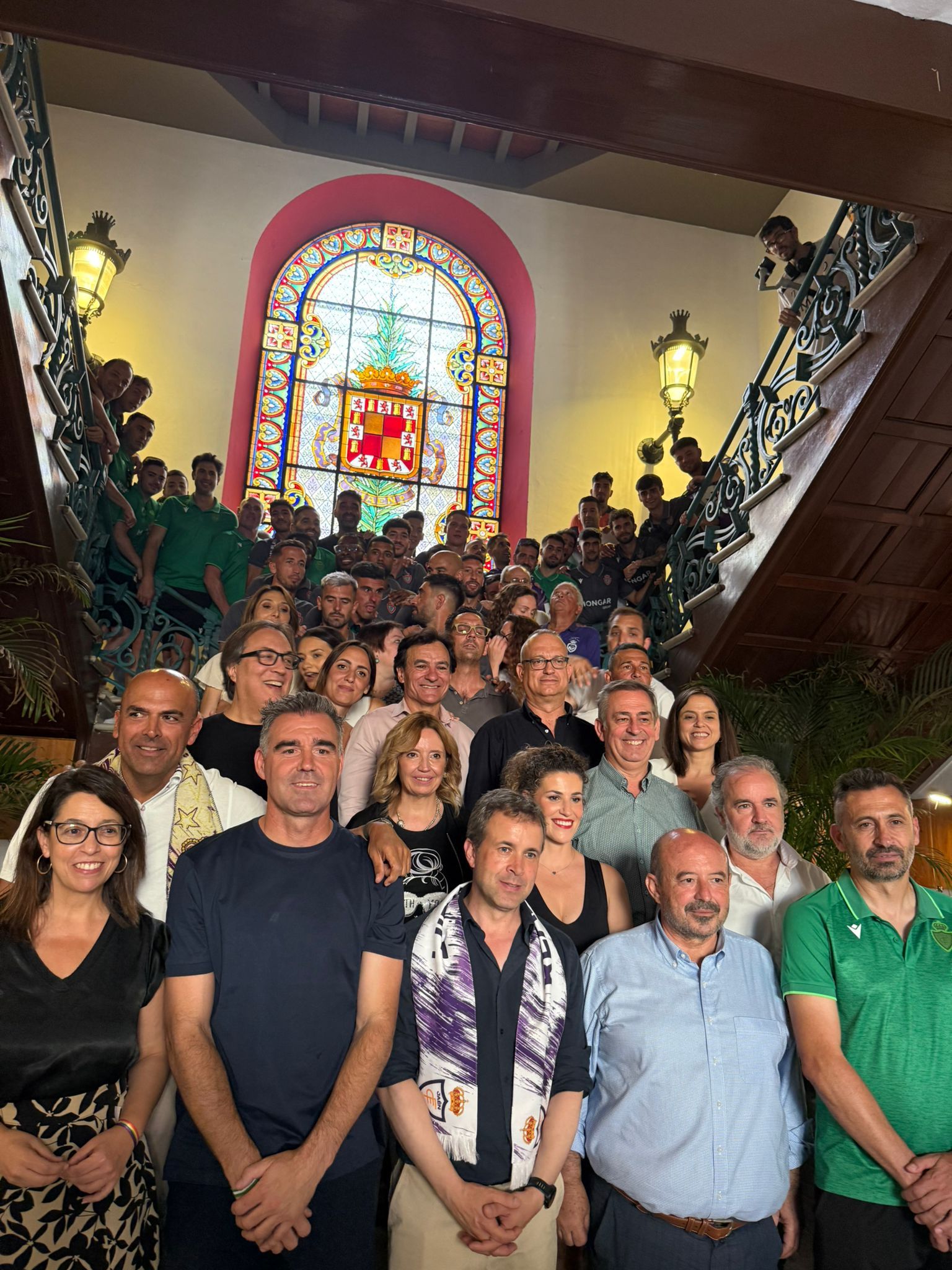 La fiesta del ascenso del Real Jaén, en imágenes