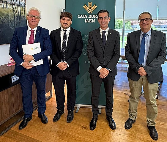 Imagen de la presentación del convenio.