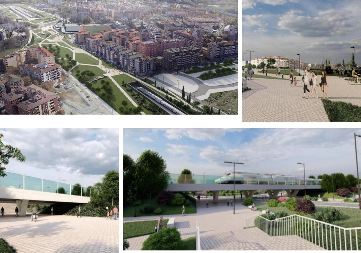 La integración del tren en Granada contempla una nueva...
